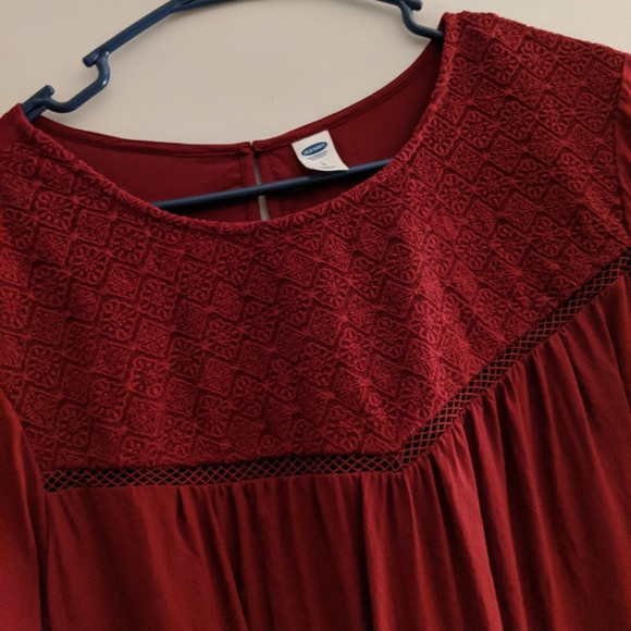 Burgundy Blouse - Picture 3 of 4